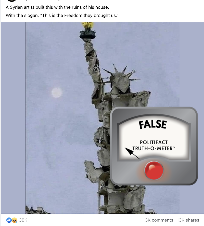 Fact Check: This viral artwork was created digitally, not with the ruins of a Syrian house