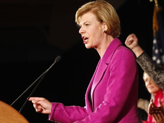 U.S. Sen. Tammy Baldwin, D-Wis., says the GOP plan would unfairly benefit health care executives. (AP)