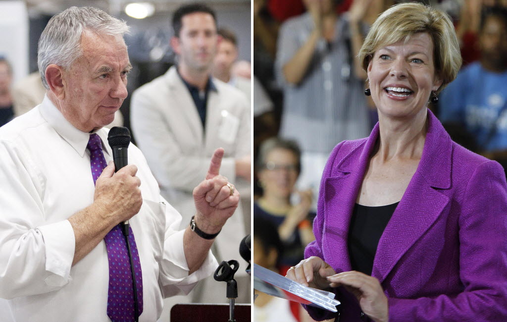 Republican Tommy Thompson and Democrat Tammy Baldwin square off Friday in the first of three U.S. Senate debates.