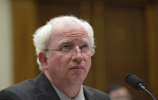 Chapman School of Law professor John Eastman testifies on Capitol Hill on Thursday, March 16, 2017 (AP/Walsh)