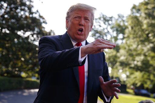President Donald Trump dismissed Special Counsel Robert Mueller as "true never-Trumper." (AP Photo/Evan Vucci)