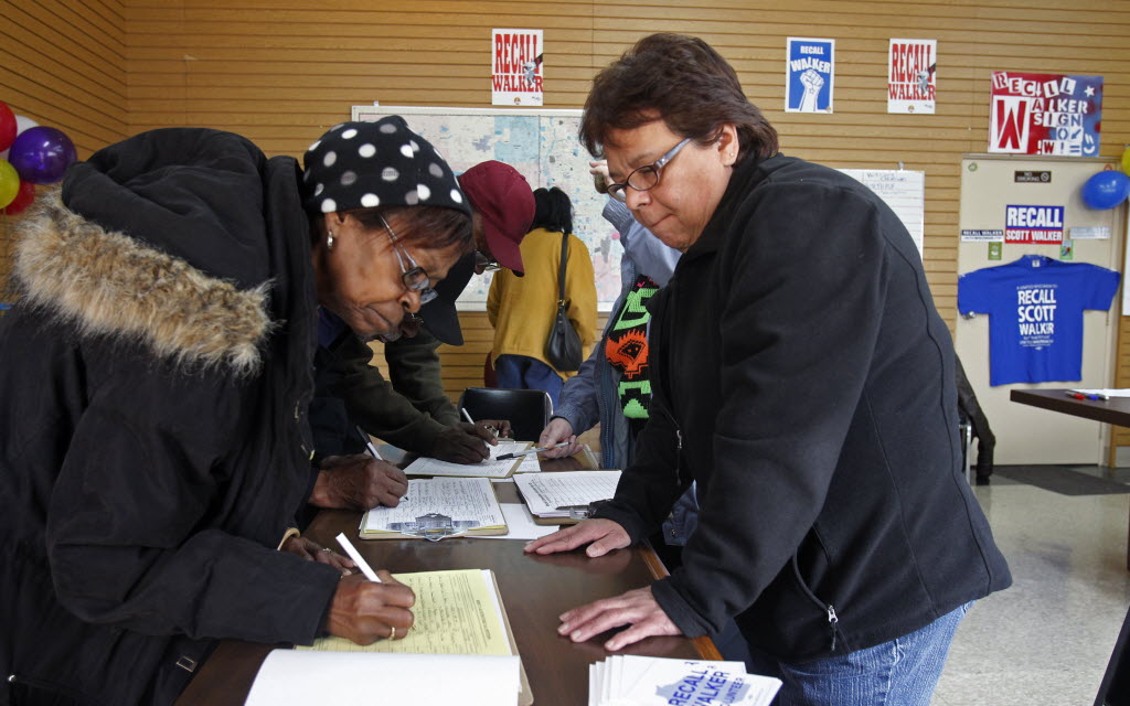 The Wisconsin Democratic Party has launched an effort to recall Republican Gov. Scott Walker.