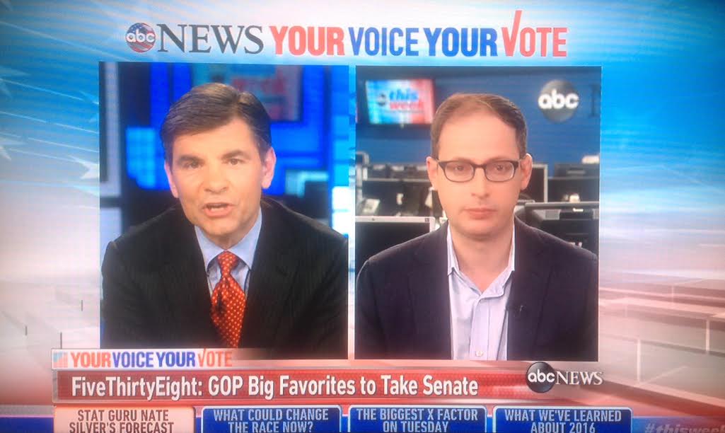 Nate Silver said Sunday that Republicans have greater than a 70 percent shot of taking control of the Senate.