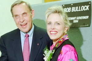 Harry Cabluck of The Associated Press took this photo of Bob Bullock and his wife, Jan, as the Democratic lieutenant governor approached re-election in November 1994. Texas Democrats haven't won a statewide race since.
