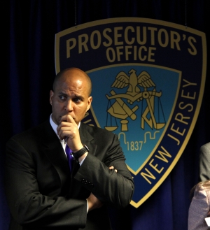 Newark Mayor Cory Booker claims the city led the country in reducing shootings and murders during his first term in office.