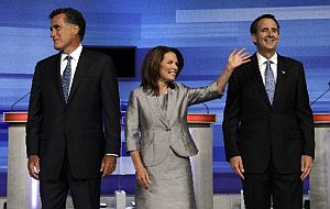 The Republican candidates debated in Ames, Iowa, Thursday night.