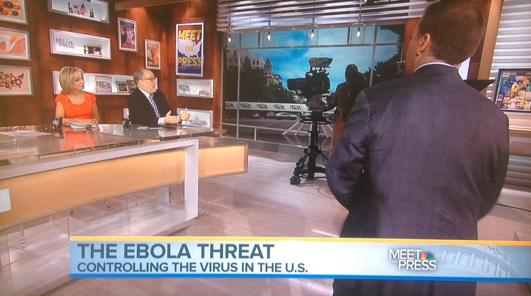 The talk Sunday was all about Ebola.