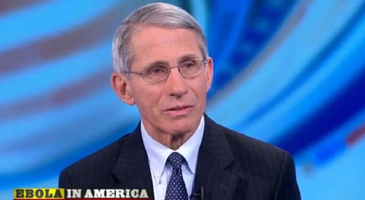 If you watched Sunday, you no doubt saw Dr. Anthony Fauci, head of the National Institute of Allergy and Infectious Diseases.