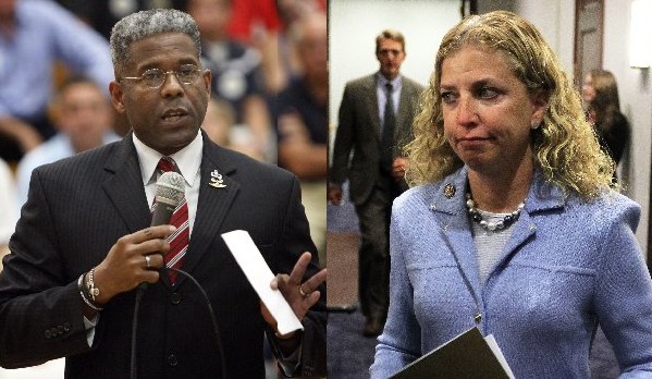 Allen West and Debbie Wasserman Schultz