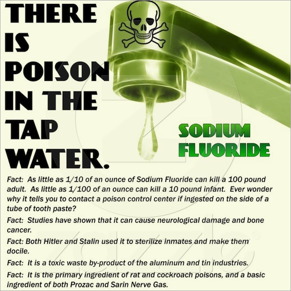 Some people say Nazis used fluoride to pacify Jews during World War II.