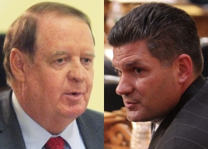 State Sen. Richard Codey, left, and Assemblyman Lou Greenwald faced the Truth-O-Meter this weekend.