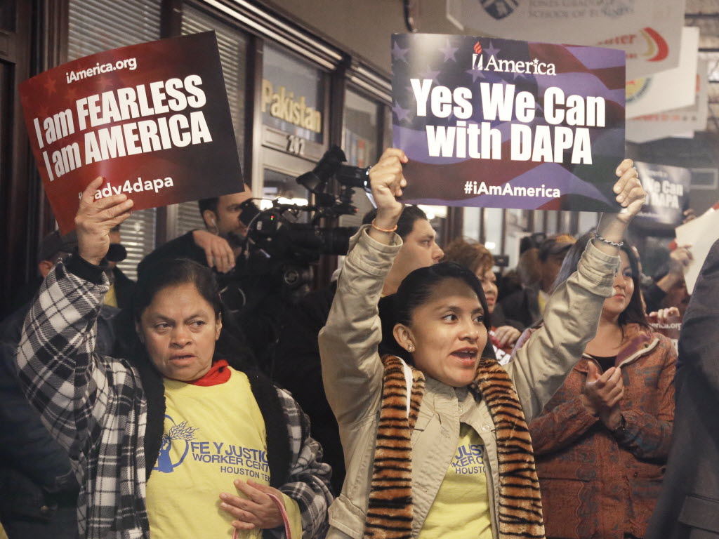 Demonstrators in Michigan rallied recently for immigration reform.