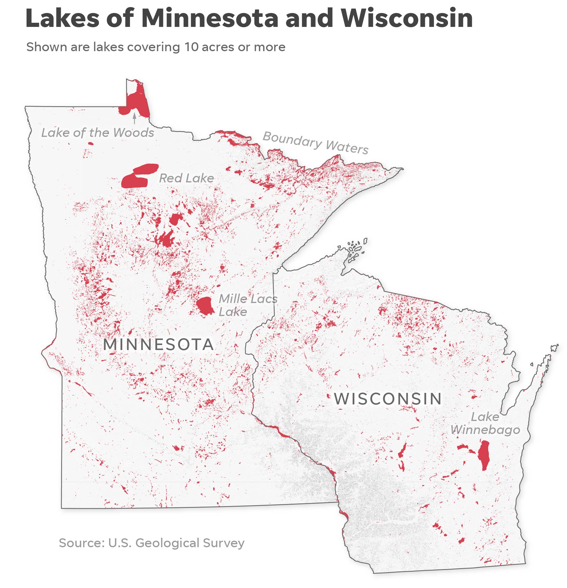 Who Has More Lakes Minnesota Or Wisconsin PolitiFact Wisconsin
