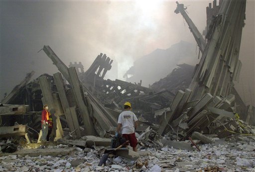 Laura Pressley, an Austin City Council candidate, has said explosives were planted in the World Trade Center before the twin towers collapsed Sept. 11, 2001 (Associated Press, Mark Lennihan).