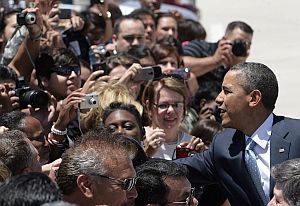 President Obama alighted in El Paso in May 2011.