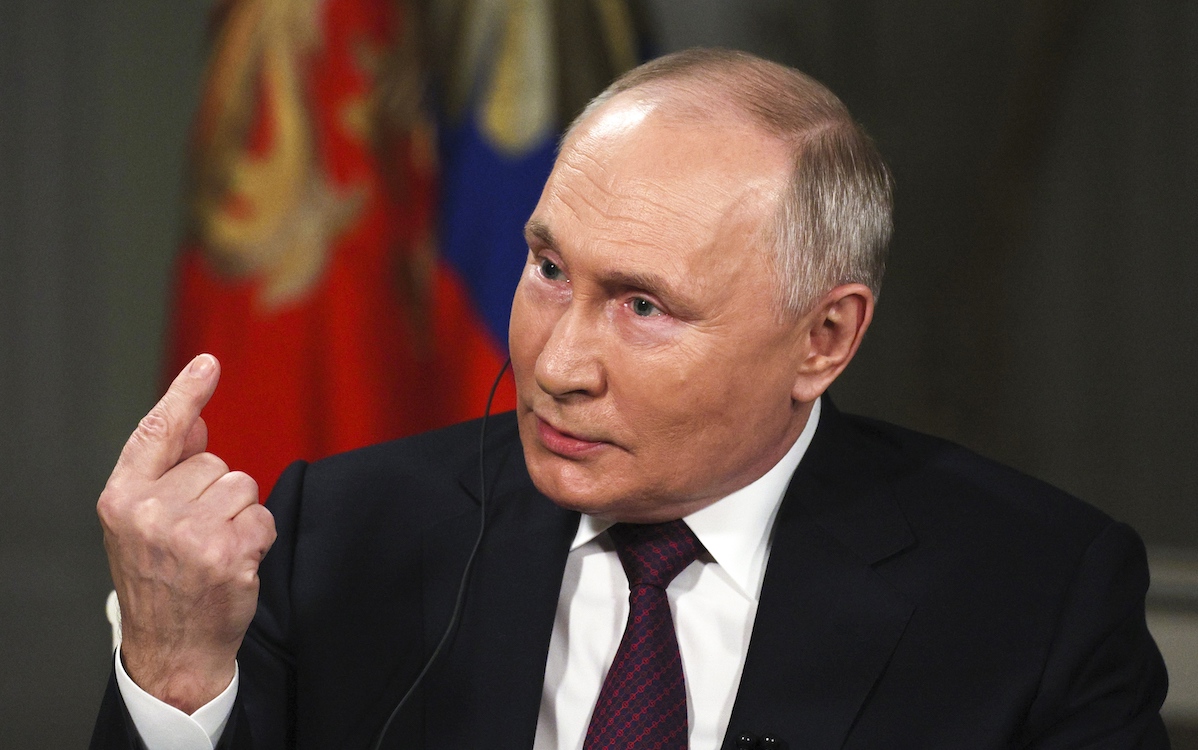 Fact Check: 3 conspiracy theories Putin promoted in his Tucker Carlson interview that Carlson didn’t challenge
