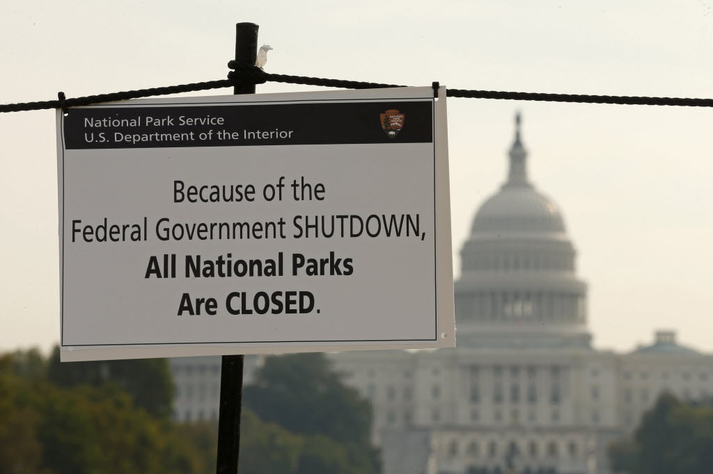 The federal health care law, also known as Obamacare, was at the center of debate that led to the government shutdown. Here, a sign on the National Mall tells visitors of the closures due to the shutdown. Reuters photo
