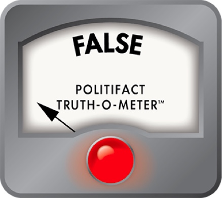 “In Congress Ron DeSantis pushed a 23% national sales tax.” Meter-false